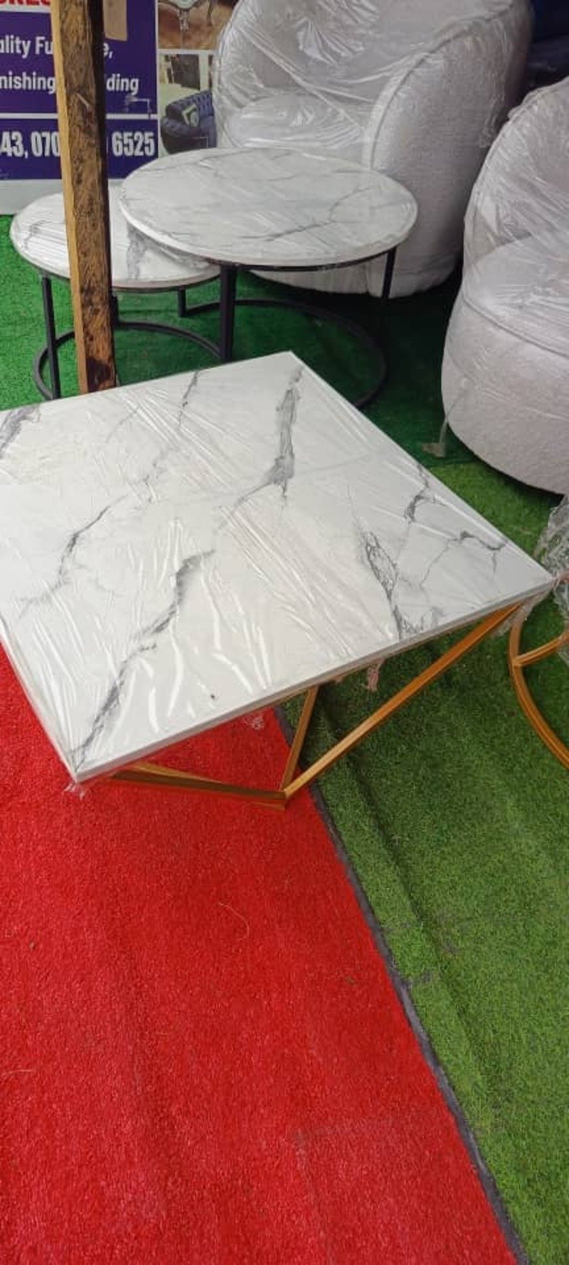 Elegant Square Center Table