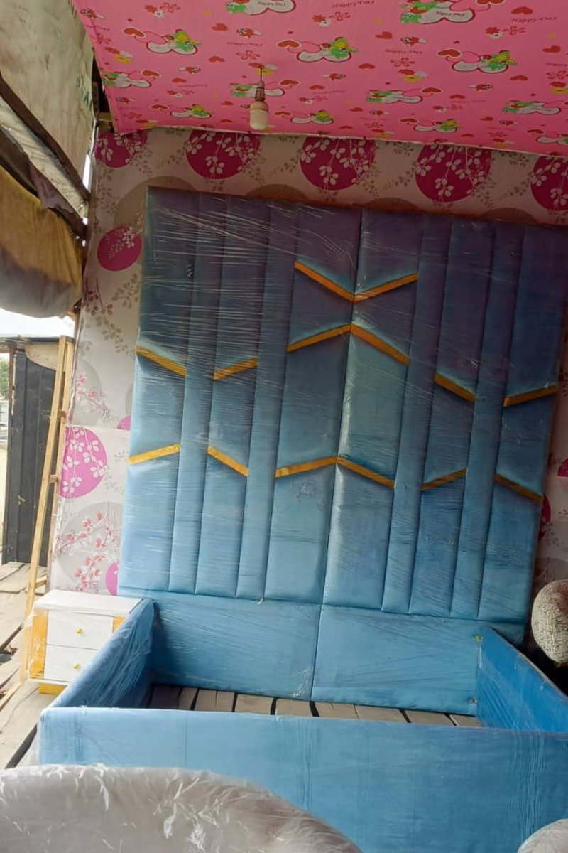 Elegant Upholstered Bed Headboard