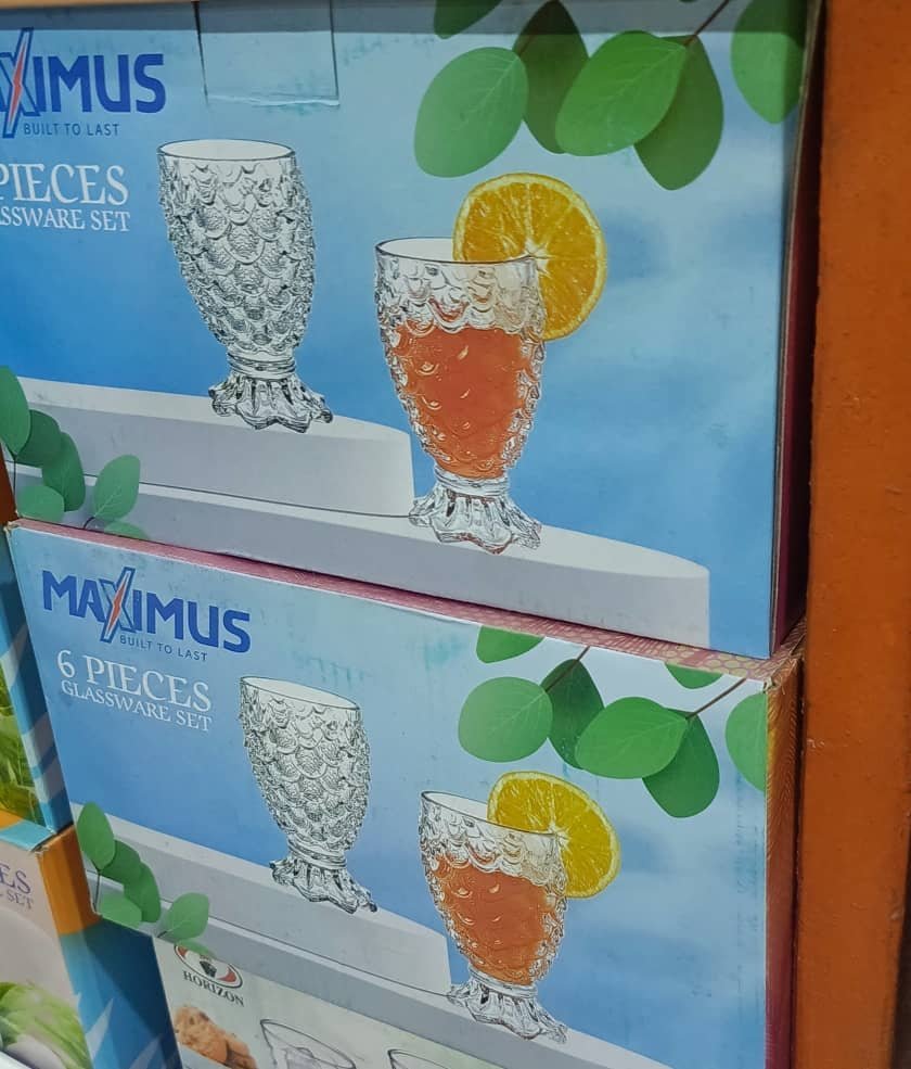 Elegant 6-Piece Glassware Set