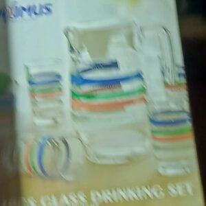 Elegance Glass Drinking Set