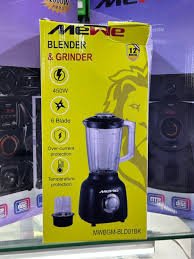 Mewe 450W Blender & Grinder MWBGM-BLD01BK