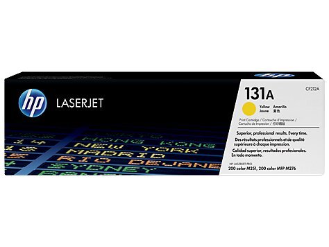 HP 131A Yellow Original LaserJet Toner Cartridge (CF212A)