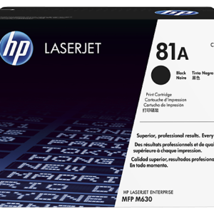 HP 81A Black Original LaserJet Toner Cartridge (CF281A)
