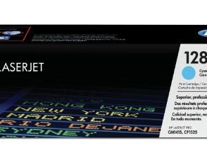 HP 128A Cyan Original LaserJet Toner Cartridge (CE321A)