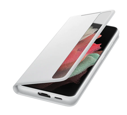 SAMSUNG GALAXY S21 ULTRA SMART CLEAR VIEW COVER 5G WHITE