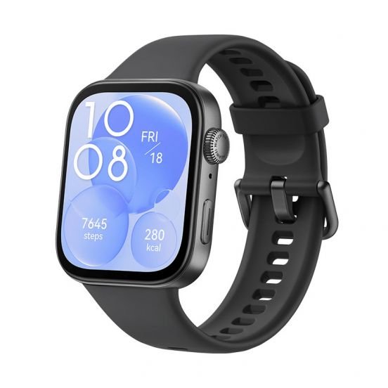 Huawei Watch FIT 3 Black (Black Fluoroelastomer Strap)