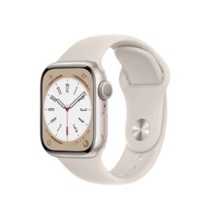 APPLE WATCH SERIES 8 GPS 45MM STARLIGHT ALUMINIUM CASE WITH STARLIGHT SPORT BAND - REGULAR