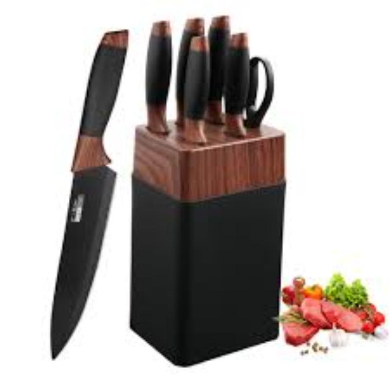 Ereasthqs Non Stick Detachable Coated Knife Set 7 set