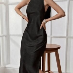 Women's Elegant Sleeveless Off-Shoulder Dress
