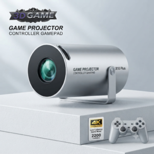 X10 Plus 4K HD Game Projector with Wireless Gamepad