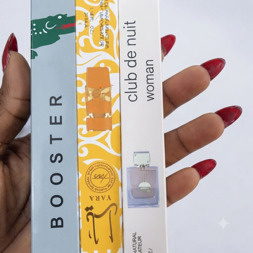 Mini Perfume Spray Set – Booster | Yara | Club De Nuit Woman (15ml) 24 pcs