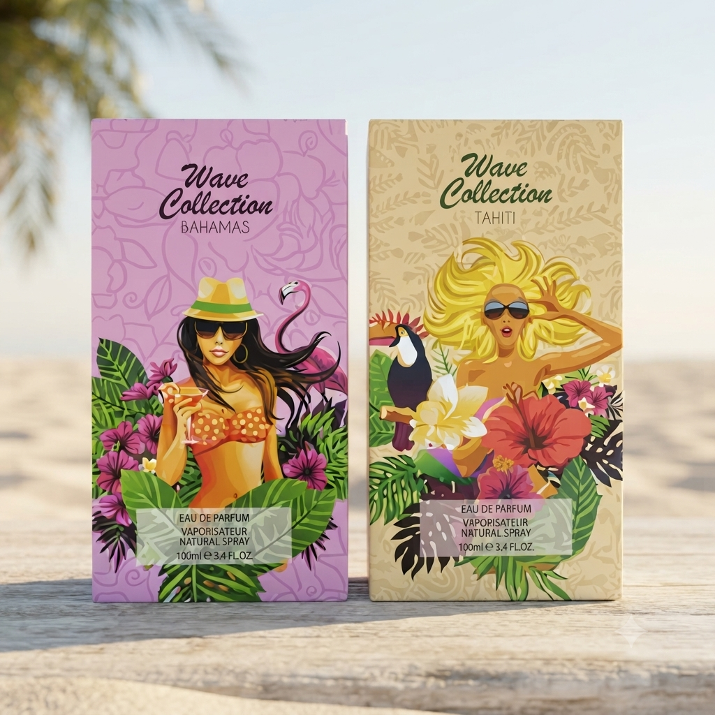 Wave Collection Eau De Parfum – Bahamas | Tahiti (100ml)
