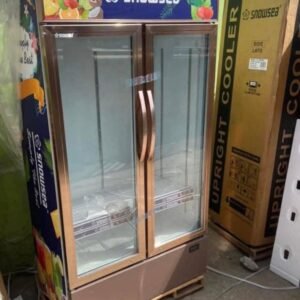 Snowsea Upright Double-Door Beverage Display Cooler – 1000L Capacity