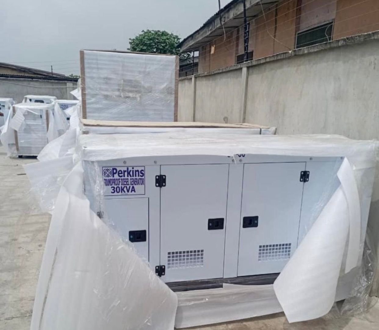Perkins 30KVA Soundproof Diesel Generator – Industrial Power Solution