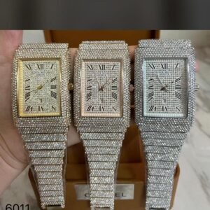 Franck Muller Rectangle Crystal Watch – Diamond Bezel Collection