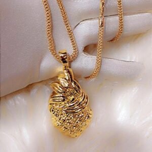 Pineapple Glow Gold Necklace