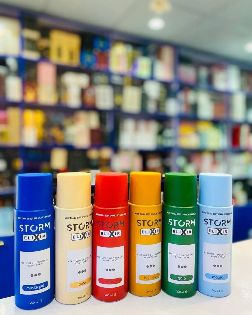 Storm Elixir – Perfumed Deodorant Body Spray (200ml)