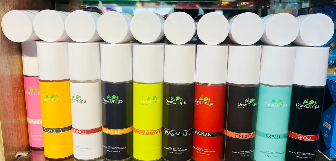 DewDrops Body Mist Collection – 200ml