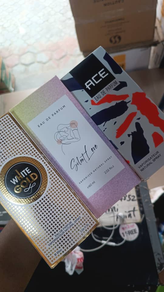 Luxury Perfume Trio – White Gold | Silent Love | Ace (100ml)