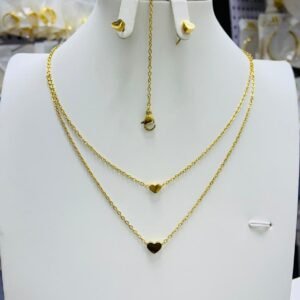 Golden Heart Layered Set