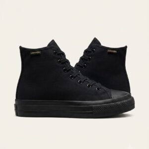 Fashionable black sneakers