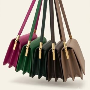 Luxury Slim Crossbody Shoulder Bag – Multiple Colors