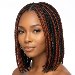 Auburn Touch Knotless Braided Wig