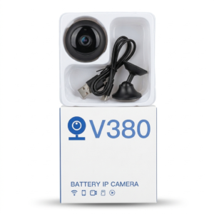 V380 Rechargeable Wireless IP Camera | WiFi Security Camera with Night Vision