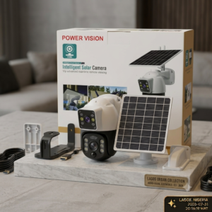Power Vision Intelligent Solar Camera – All-in-One (Dual Solar Panels)