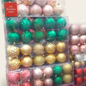Christmas Tree Decorative Balls (Assorted Colours) 🎄