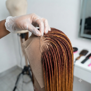 BronzeBlush Micro Braided Lace Wig