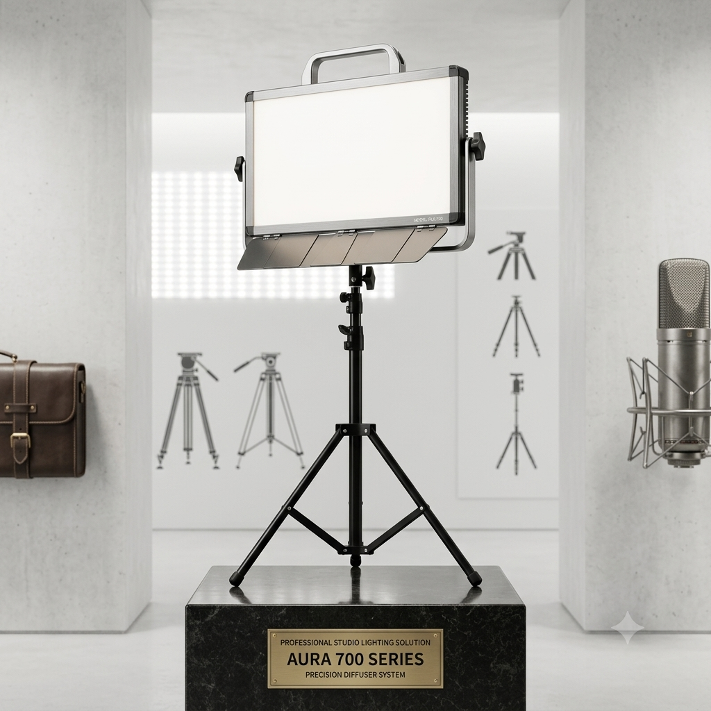 Professional LED Video Light Panel with Stand | Studio Lighting for Photography & Filmmaking