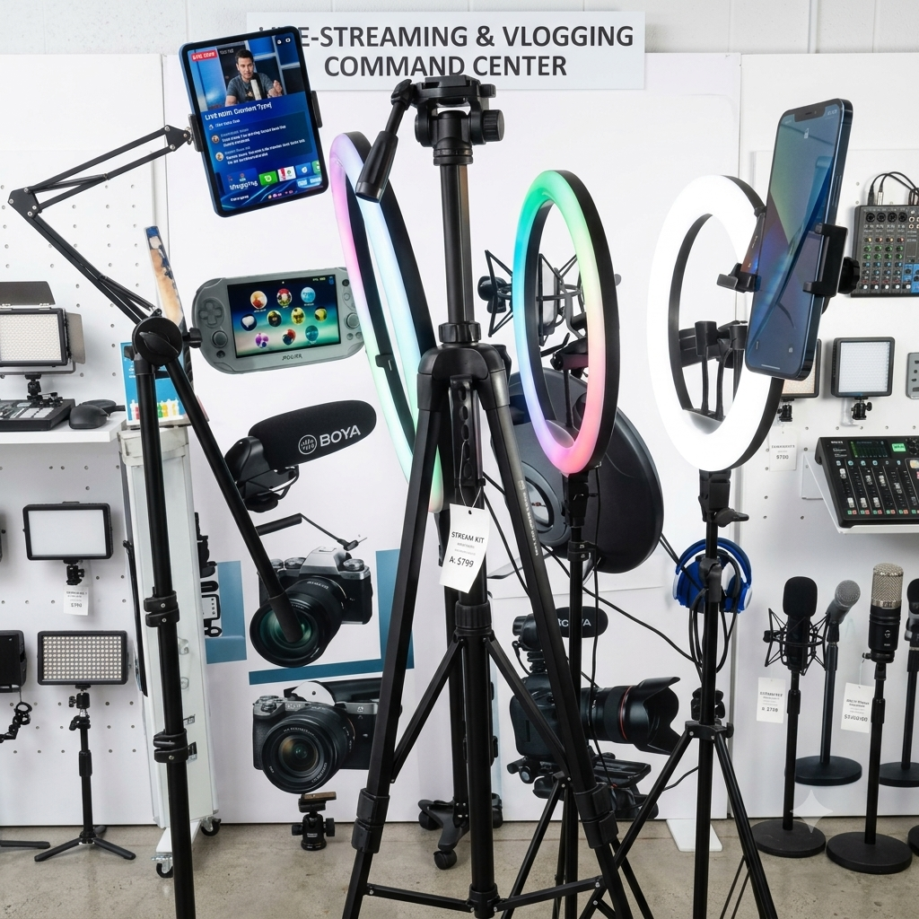RGB Ring Light with Tripod Stand | Professional Lighting for TikTok, YouTube & Makeup