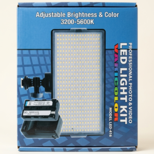 Professional LED Video Light Panel Kit | Adjustable Studio Light for Photography & Filmmaking