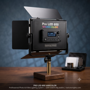 Pro LED 600 Variable Color Video Light Kit | Professional Studio Lighting for Photo & Video