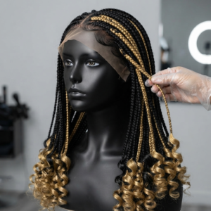 OnyxGold Micro Braided Lace Wig