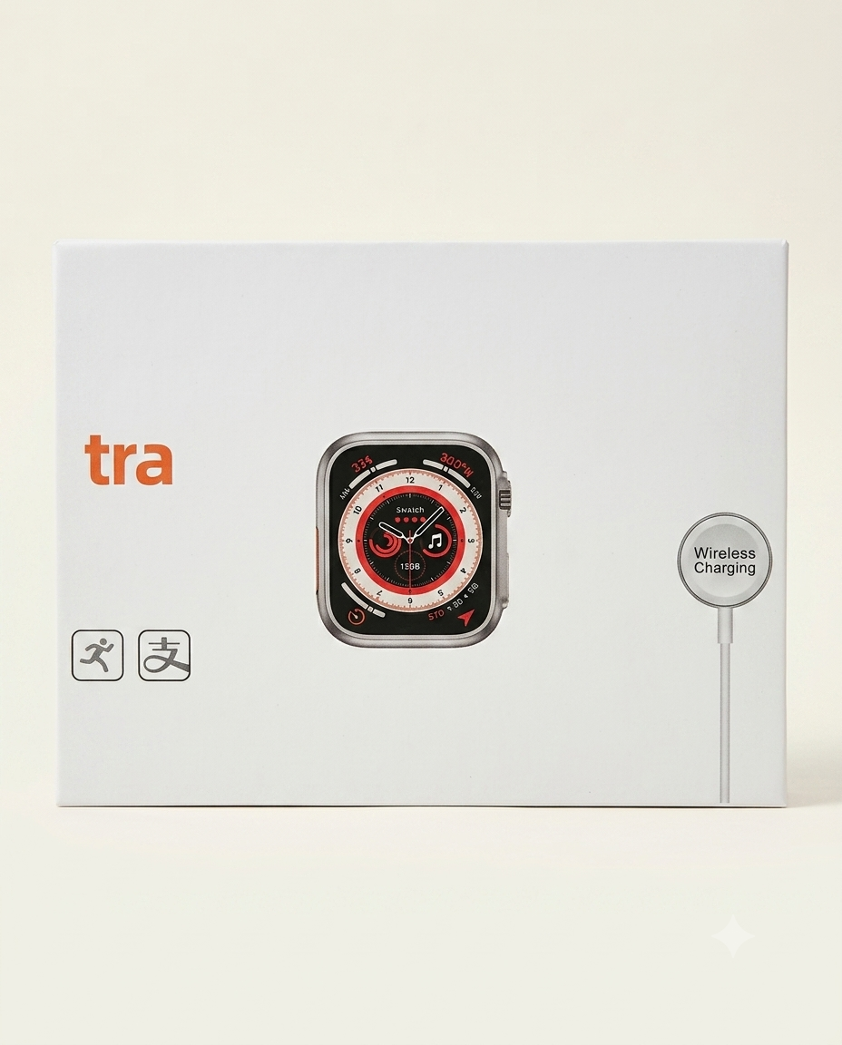Z59 Ultra Smart Watch | Wireless Charging, NFC & Fitness Tracker (Watch Ultra Style)
