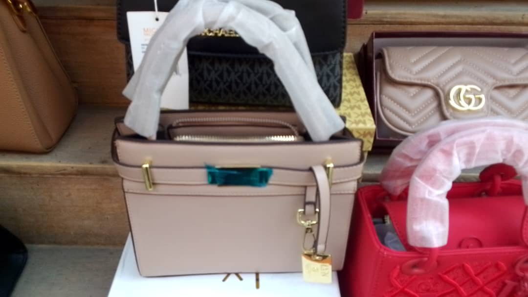 Luxury Bamboo-Handle Mini Tote Bag – Signature Color Collection