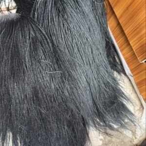 Natural Sleek Micro-Braided Full Wig