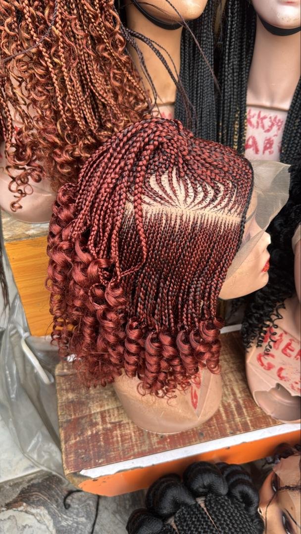 Ruby Twist Curly Braided Lace Wig - Image 2