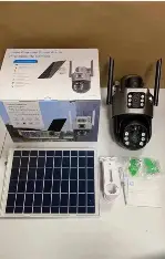 Kubix vision HD Dual lens solar PTZ Camera