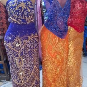 Luxury Stone George Fabric – Heavy Beaded & Embellished (Original Quality)