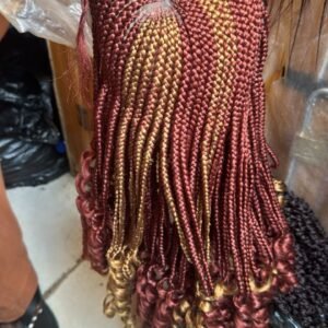 RoseGold Luxe Micro Braided Lace Wig