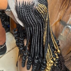 OnyxGold Micro Braided Lace Wig
