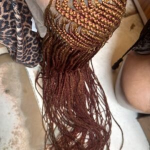 BronzeBlush Micro Braided Lace Wig