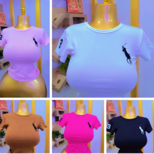 Classic Polo-Inspired Women's Fitted Tee