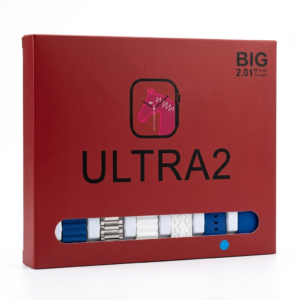 Ultra 2 Smart Watch | Big 2.01″ Display + 7-in-1 Strap Set (Wireless Charging)