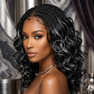 Silk Wave Braided Lace Wig