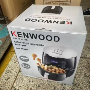 Kenwood 6.5L Extra Large Digital Air Fryer – 2800W LCD Touch Control (AKF 600WB)