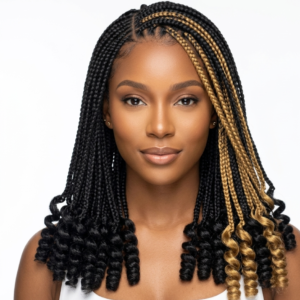 OnyxGold Micro Braided Lace Wig